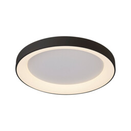 Niseko Ring Ceiling 65cm 48W LED, 3000K, 3900lm, Black, 3yrs Warranty - thumbnail 1