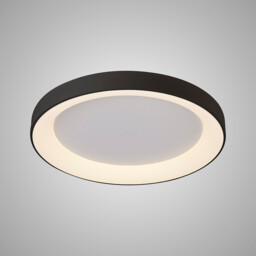 Niseko Ring Ceiling 65cm 48W LED, 3000K, 3900lm, Black, 3yrs Warranty - thumbnail 2