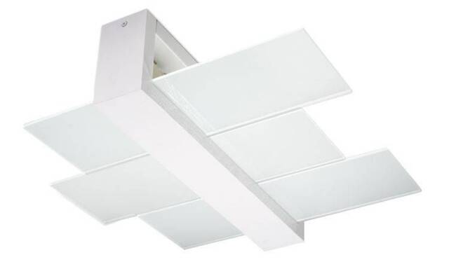 Feniks 2 Light Flush Ceiling Light White, E27 - image 1