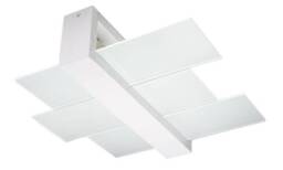 Feniks 2 Light Flush Ceiling Light White, E27