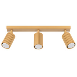 Karbon Minimalist Spotlight Bar 3 Light Gold