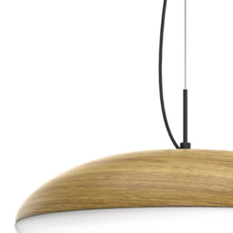 Kazz Pendant 50cm Round, 6 x E27 (Max 20W LED), Wood - thumbnail 5