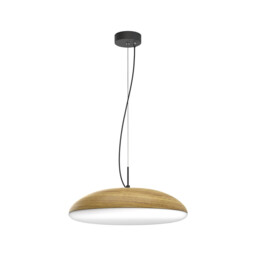 Kazz Pendant 50cm Round, 6 x E27 (Max 20W LED), Wood - thumbnail 1