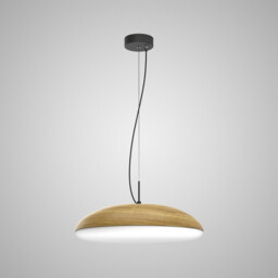 Kazz Pendant 50cm Round, 6 x E27 (Max 20W LED), Wood - thumbnail 2