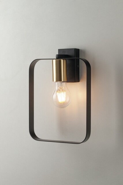 Smith Wall Lamp Frame, Brushed Gold, E27