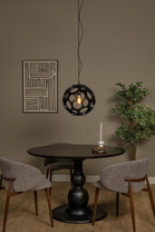 HANNELORE - Pendant light - 40 cm - 1xE27 - Black - Special Offer - thumbnail 5