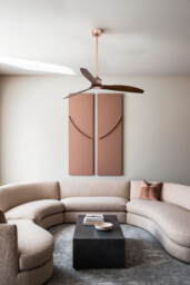 Just Medium Ceiling Fan Wood, Copper - Optional LED Light Sold Separately - thumbnail 2