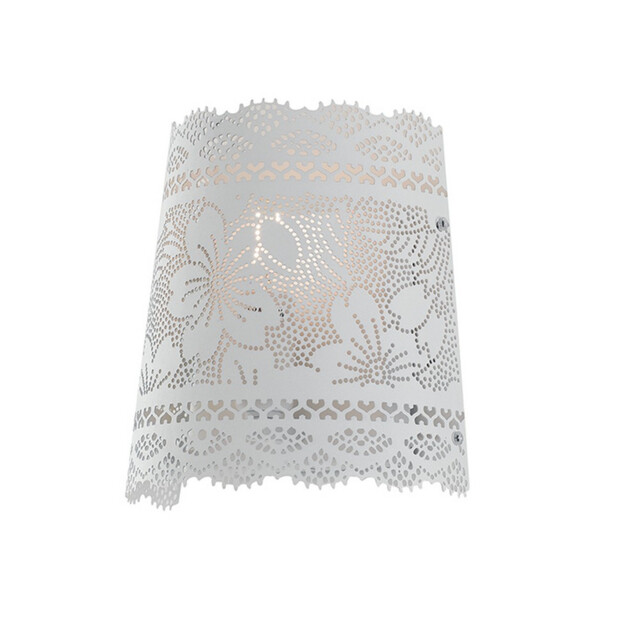 CLUNY Flush Wall Light White 20x20x10cm