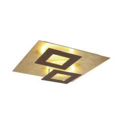 Dalia 50cm Ceiling, 48W LED, 3000K, 3360lm, Gold/Rust Brown, 3yrs Warranty