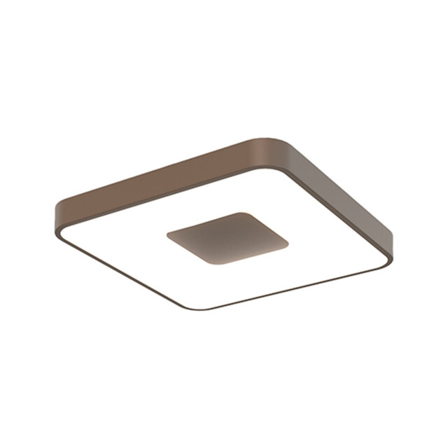 Coin Square Ceiling 80W LED With Remote Control 2700K-5000K, 3900lm, Gold, 3yrs Warranty - image 1