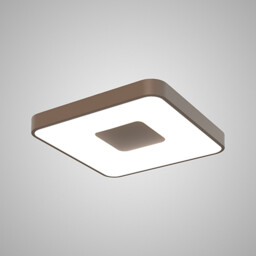 Coin Square Ceiling 80W LED With Remote Control 2700K-5000K, 3900lm, Gold, 3yrs Warranty - thumbnail 2