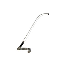 Papua LED Table Lamp 10W, 850lm, 3000K Polished Chrome, White Acrylic