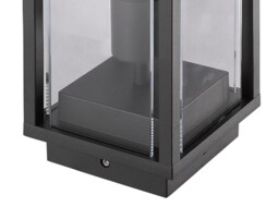 Meribel Pedestal Lamp, 1 x E27, IP54, Graphite - thumbnail 5