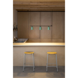 Studio 3 Light Bar Pendant Ceiling Light Matt Green - thumbnail 2