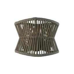Polinesia Wall Lamp, 1 x E27, IP44, Beige Oscu, 2yrs Warranty - thumbnail 1