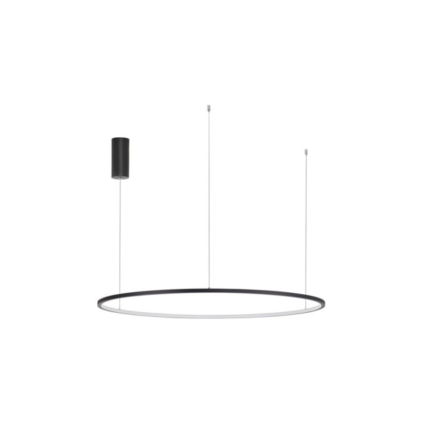 Tarquin Integrated LED Pendant Ceiling Light Sandy Black Aluminium LED 58W 3132Lm 3000K - image 1