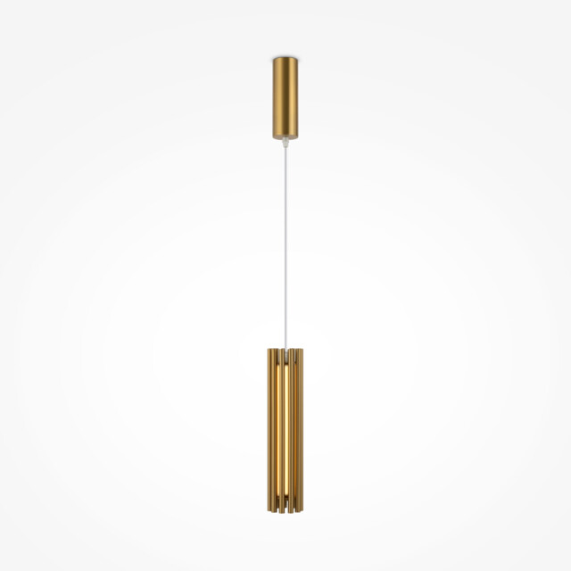 Maytoni Sonata Modern Integrated LED Pendant Ceiling Light Brass 3000K - image 1