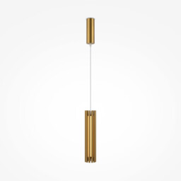 Maytoni Sonata Modern Integrated LED Pendant Ceiling Light Brass 3000K