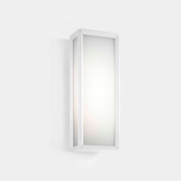 Skat Outdoor LED Box Wall Lantern White, White IP65 21.8W 2700K