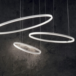 Oracle Slim 90cm Non Dim 4000K Round Integrated Pendant Light White, 51W - thumbnail 2