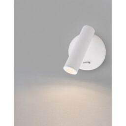 Laredo Reading Light Sand White Aluminium LED 3W 3200K - thumbnail 2
