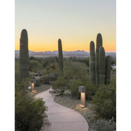 Grante 2 Light Outdoor Bollard Grey Concrete, Aluminium LED GU10 2x10W IP65 - thumbnail 2