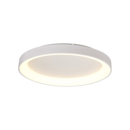Niseko II Ring Ceiling 78cm 58W LED, 2700K-5000K Tuneable, 4700lm, Remote Control, White, 3yrs Warranty