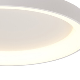 Niseko II Ring Ceiling 78cm 58W LED, 2700K-5000K Tuneable, 4700lm, Remote Control, White, 3yrs Warranty - thumbnail 5
