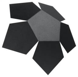 Penta 2 Light Wall Light Black, G9