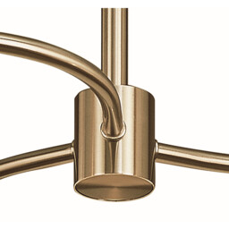 Sphere Semi Flush 3 Light G9, Antique Brass - thumbnail 5