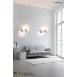 Eris 1 Light Wall Lamp, 8W LED, 3000K, 640lm, White, 3yrs Warranty - thumbnail 3