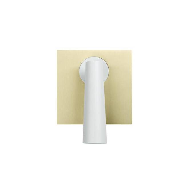 Gamma LED Wall Reading Light Satin Gold White 175lm 2700K - image 1