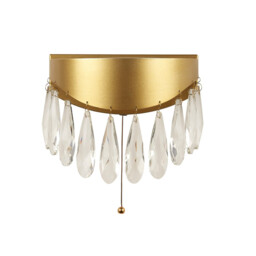Jewel LED Wall Light, Gold, Crystal 4000K - thumbnail 3