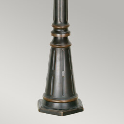 Philadelphia 3 Light Large Outdoor Lamp Post Old Bronze IP44, E27 - thumbnail 5