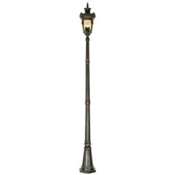 Philadelphia 3 Light Large Outdoor Lamp Post Old Bronze IP44, E27