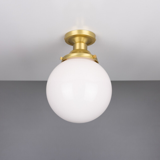 Yerevan 20cm Globe Ceiling Light, Satin Brass - image 1