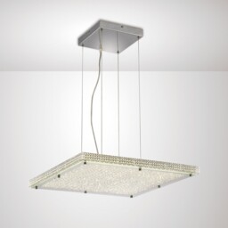 Amelia Ceiling Pendant 44W 4400lm LED 4000K Stainless Steel, Crystal - thumbnail 2