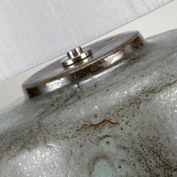 Columbus 1 Light Table Lamp Verdigris, E27 - thumbnail 3