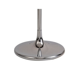 Olivia Floor Lamp With Grey Shade 3 Light E14 Polished Chrome/Crystal, NOT LED/CFL Compatible - thumbnail 5