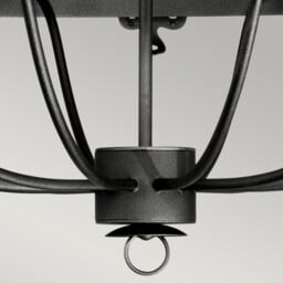 Windsor Graphite 12 Light Pendant Chandelier - thumbnail 3