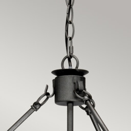 Windsor Graphite 12 Light Pendant Chandelier - thumbnail 2