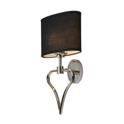 Falmouth 2 Light Indoor Wall Light Polished Chrome, G9 - thumbnail 1