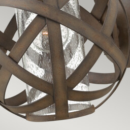 Carson 1 Light Outdoor Small Wall Lantern Light Iron IP44, E27 - thumbnail 3