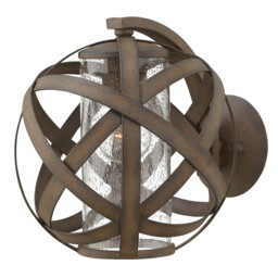 Carson 1 Light Outdoor Small Wall Lantern Light Iron IP44, E27