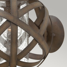 Carson 1 Light Outdoor Small Wall Lantern Light Iron IP44, E27 - thumbnail 5