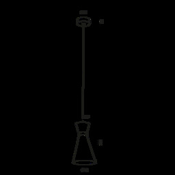 Lukka Dome Pendant Ceiling Light Black Structure, Chrome - thumbnail 2