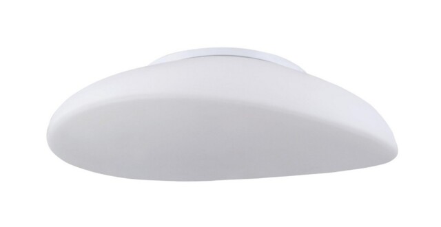 Opal Flush Ceiling 4 Light E27, White, Frosted Glass - image 1