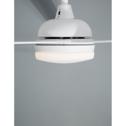 Silky Ceiling Fan Matt White Steel, Glass Plywood White - thumbnail 5