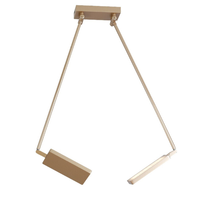 BOOK LED 2 Light Semi Flush Light Gold 2600lm 3200K 85x16x15-200cm - image 1