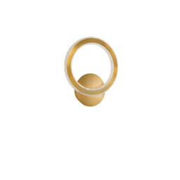 Cilion Integrated LED Wall Lamp Brass Gold Aluminium LED 19W 1292Lm 2925K